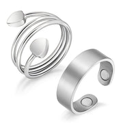 Auramag copper ring with flat design for everyday wear and simple elegance.