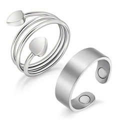 Auramag copper ring with flat design for everyday wear and simple elegance.