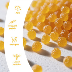Auranic PCOS gummy flavor mellow sweetness with balanced taste.