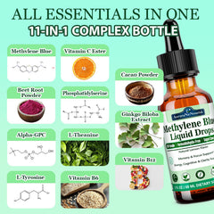 Natural lemon flavor AuraraNeNourish drops ready to mix in a drink.
