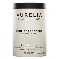 AURELIA Skin Perfection bottle for daily anti-aging support and easy supplementation.