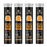 Auric Resp 365 tablets bottle shown, supporting gentle lung wellness for daily use.