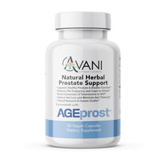 Avani Health AGEprost bottle for prostate support and urinary health
