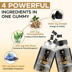 Avarinthiumor Shilajit Gummies with Black Seed for holistic support.