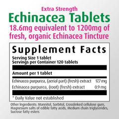 A.Vogel Echinaforce organic echinacea bottle highlights fresh plant-based formula.