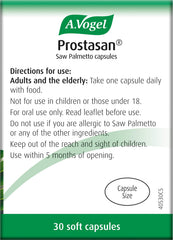 A.Vogel Prostasan bottle on a clean surface for everyday wellness routine.