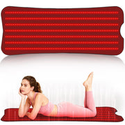 AVZAVZ red light therapy mat covers the back for full-body sessions