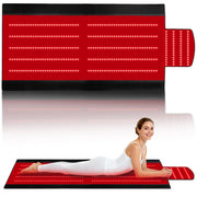 AVZAVZ red light therapy mat provides full-body coverage for at-home wellness sessions