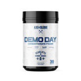 Axe & Sledge Demo Day jar shows 25g carbs per serving for sustained energy