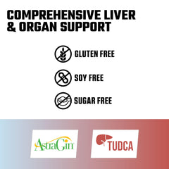 Liver+ capsules closeup displaying vegan capsules and natural formula.