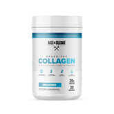 Axe & Sledge Pure Collagen bottle shows grass-fed purity for skin, hair, and joints.