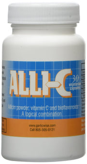 AXIL Alli-C capsule close-up highlighting allicin and vitamin C for daily wellness