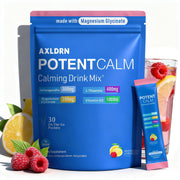 Axldrn PotentCalm raspberry lemonade powder ready to mix for calm focus