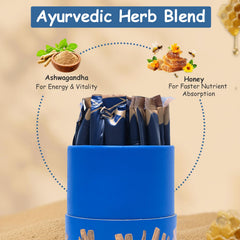 AYODH KSM-66 Ashwagandha Honey Sticks blend for a calm, focused moment