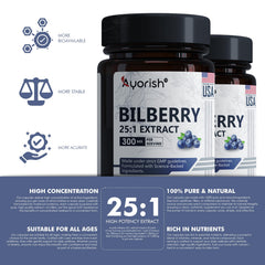 Ayorish Bilberry Extract Capsules pour demonstrates convenient, ready-to-use packaging in daily routines.