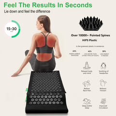 AyurMat acupressure mat spikes close-up show high-precision points