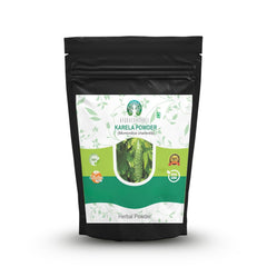 AYURVEDASHREE Bitter Melon Powder bottle shows premium quality and potential liver support.