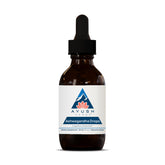 Ayush Herbs Ashwagandha Drops bottle with lemon flavor for daily focus.