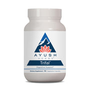 Ayush Herbs Trifal digestive bottle with capsules for gentle daily digestion support.