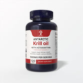 AZ Biotech Antarctic Krill Oil softgel highlighting high phospholipid content for absorption.