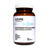 Azure Biogenics Focus & Energy bottle front view, promoting everyday mental sharpness.