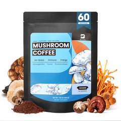 B BEWORTHS mushroom coffee powder jar for convenient daily use