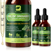 B BEWORTHS oregano oil drops bottle ready for daily immune and digestive support