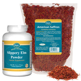 Baar American Saffron Tea packaging highlighting premium blend for gentle digestion.