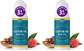 Baar Castor Oil Roll-On bottle front view for on-the-go moisture
