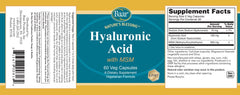 Baar Nature's Blessing label close-up highlighting ingredients and benefits for skin and joints.