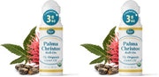 Baar Palma Christos Roll-On bottle shows organic castor oil for hair nourishment.