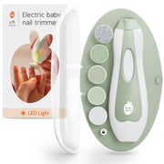 Baby Uma LED Nail Trimmer in use smoothing tiny nails safely