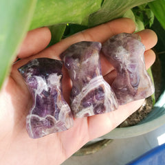 Amethyst female model crystal by Bacatgem enhances focus and positive energy