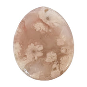 Bacatgem Cherry Quartz Water Drop worry stone for chakra balance and calm.