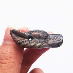 Bacatgem hand-carved natural stone finish adds unique texture and charm