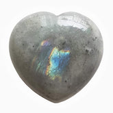 Bacatgem moonstone palm worry stone in heart shape for calming meditation