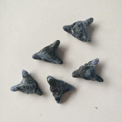 Bacatgem sodalite mini figurine necklace option, unique gift for mindfulness and prosperity.