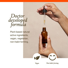 Dropper releasing Cherry Plum drops to support focus