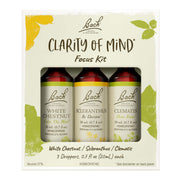 Bach Flower Remedies Clarity bottle with drops supports focus and calm.