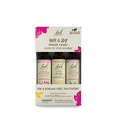 Bach Flower Remedies Hope & Joy Trio bottle showing comforting, gentle optimism in a calm setting.
