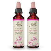 Bach Flower Remedies Willow bottle with 20 mL dropper for emotional balance.