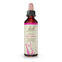 Bach Larch bottle pour showing precise dropper for confident daily use.