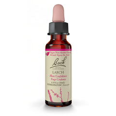 Bach Larch non-alcohol bottle promoting emotional balance and confidence