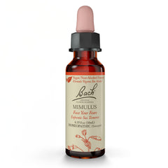 Bach Mimulus gotero 10ml para afrontar miedos con serenidad.