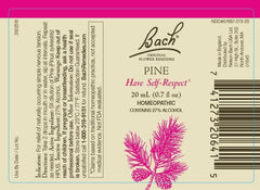 Bach Original Flower Remedies Pine bottle pour aids self-respect and resilience