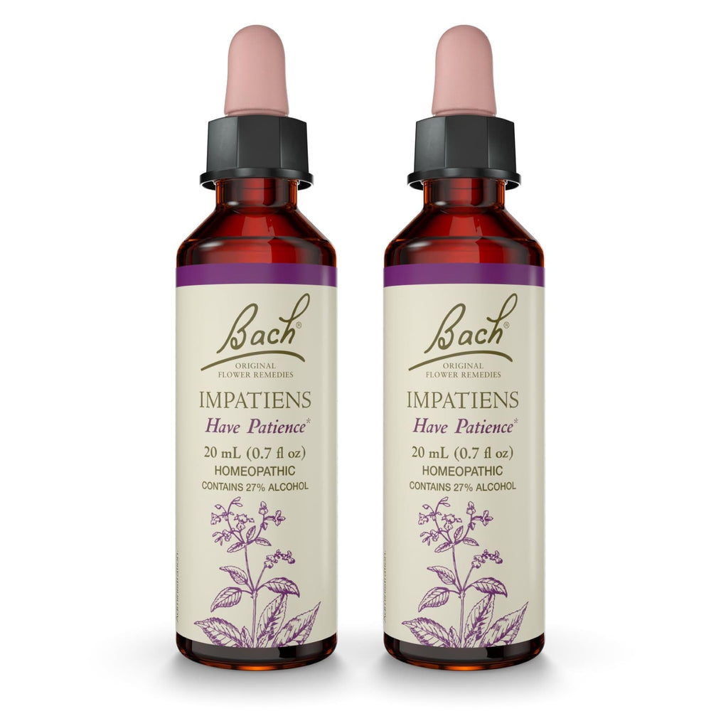 Bach Original Flower Remedies Impatiens 20ml bottle ready for gentle emotional balance.