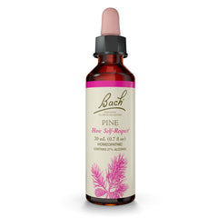 Bach Original Flower Remedies Pine bottle with dropper for emotional balance.