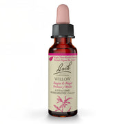 Bach Willow frasco de 10 ml para equilibrio emocional diario.