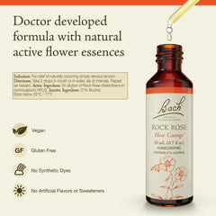 Bach Rock Rose Emotional Balance dropper helps steady emotions throughout the day