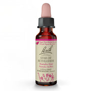 Bach Star of Bethlehem bottle pour for gentle emotional balance through flower remedy